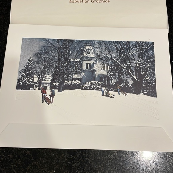 Sebastián Graphics “Moonlighting” magnificent textured print - Picture 2 of 7